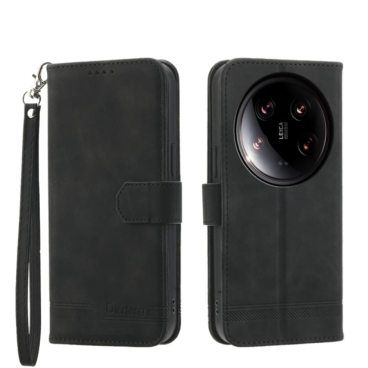 Dierfeng Dream Line TPU + PU Leather Phone Case, For Xiaomi 14 Ultra, For Xiaomi 14 Pro, For Xiaomi 14
