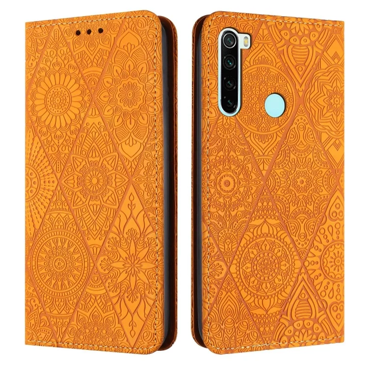 Ethnic Embossed Adsorption Leather Phone Case, For Redmi Note 8, For Redmi Note 8 Pro, For Redmi Note 7 / 7 Pro