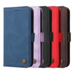 Skin Feel Life Tree Metal Button Leather Phone Case, For Xiaomi Redmi K70E, For Xiaomi 14 Ultra, For Xiaomi 14 Pro, For Xiaomi 14 - Image 2