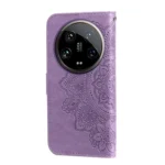 7-petal Flowers Embossing Leather Phone Case - Image 3