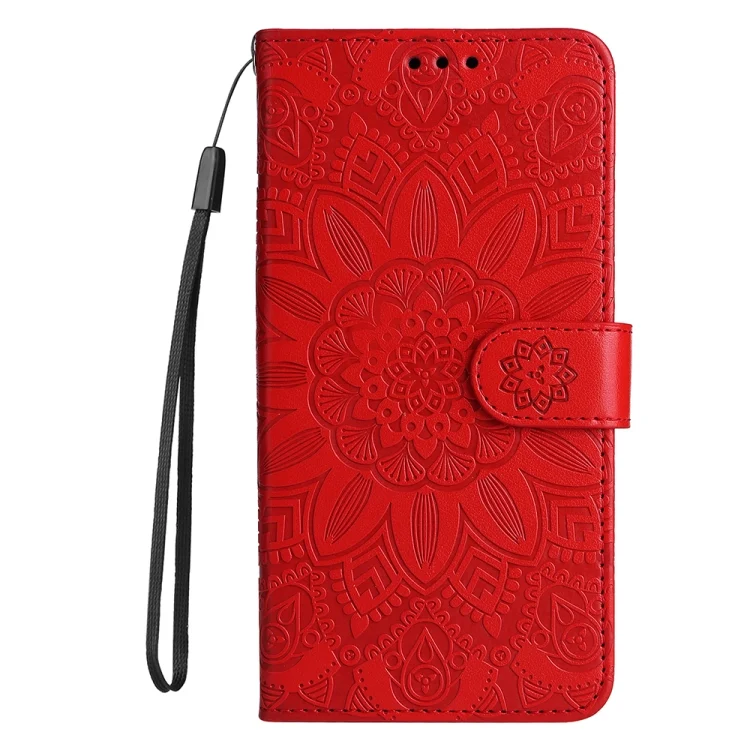 EDA004754915A_1.webp Embossed Sunflower Leather Phone Case, For Xiaomi Redmi A3, For Xiaomi Redmi Note13 Pro 4G Global/Poco M6 Pro 4G, For Xiaomi Redmi Note13 4G, For Xiaomi Redmi K70E - Image 2