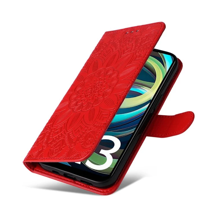 EDA004754915A_5.webp Embossed Sunflower Leather Phone Case, For Xiaomi Redmi A3, For Xiaomi Redmi Note13 Pro 4G Global/Poco M6 Pro 4G, For Xiaomi Redmi Note13 4G, For Xiaomi Redmi K70E - Image 6
