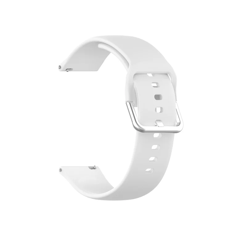 EDA00475501A_1.webp 22mm Universal Silver Buckle Silicone Replacement Wrist Strap - Image 3