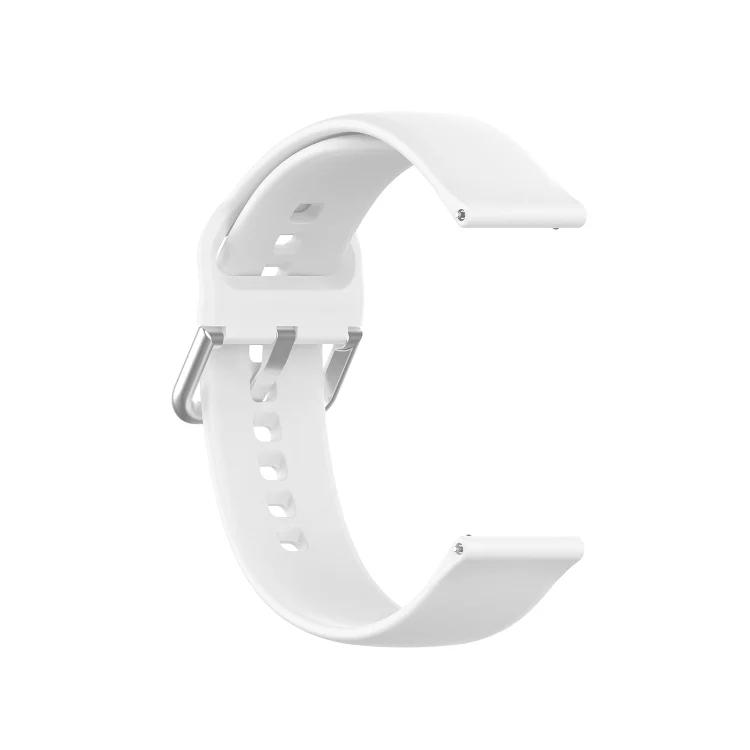 EDA00475501A_2.webp 22mm Universal Silver Buckle Silicone Replacement Wrist Strap - Image 4