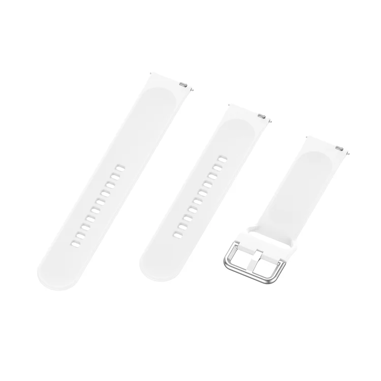 EDA00475501A_3.webp 22mm Universal Silver Buckle Silicone Replacement Wrist Strap - Image 5
