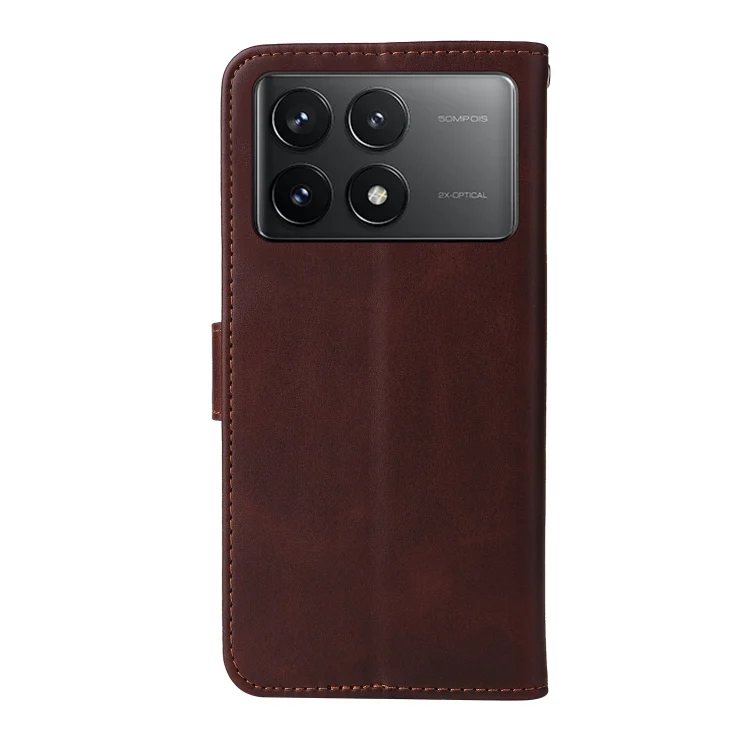 EDA004755609A_2.webp Classic Calf Texture Flip Leather Phone Case, For Xiaomi Redmi K70E, For Xiaomi 14 Ultra, For Xiaomi 14 Pro, For Xiaomi 14 - Image 3