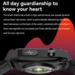 E530 1.91 inch IP68 Waterproof Steel Band Smart Watch Supports ECG / Non-invasive Blood Sugar - Image 14