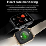 T19 Pro 1.96 inch IP67 Waterproof Silicone Band Smart Watch, Supports Dual-mode Bluetooth Call / Heart Rate Monitoring - Image 16