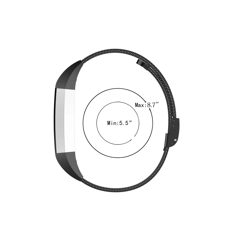 EDA00476901A_6.webp For Fitbit Alta / Alta HR / ACE Watch Button Mesh Metal Replacement Strap Watchband - Image 8