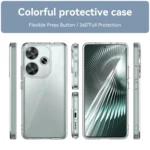 Colorful Series Acrylic Hybrid TPU Phone Case, For Xiaomi Redmi Turbo 3, For Xiaomi Poco M6 5G, For Redmi Note 13 Pro 4G Global - Image 2