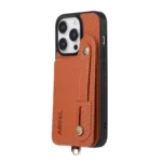 ABEEL Carbon Fiber RFID Card Holder Phone Case, For iPhone 15 Pro Max, For iPhone 14 Pro, For iPhone 14 Pro Max, For iPhone 15 Pro, For iPhone 13 Pro Max - Image 2