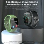 G96 1.85 inch HD Square Screen Rugged Smart Watch Support Bluetooth Calling/Heart Rate Monitoring/Blood Oxygen Monitoring - Image 2