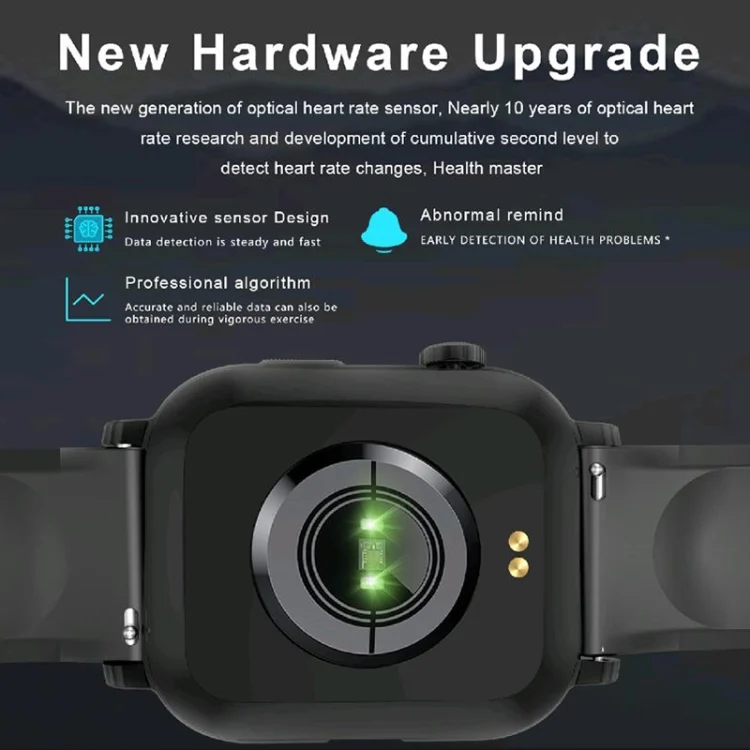 EDA0047891_B4.webp G96 1.85 inch HD Square Screen Rugged Smart Watch Support Bluetooth Calling/Heart Rate Monitoring/Blood Oxygen Monitoring - Image 5