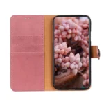 KHAZNEH Cowhide Texture Flip Leather Phone Case, For Xiaomi Redmi Note 13 4G, For Xiaomi Poco X6 Pro 5G/Redmi K70E, For Xiaomi Redmi Note 13R Pro, For Xiaomi Redmi Note 13 Pro 5G/Poco X6... - Image 4