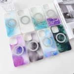 Dual-side IMD Marble Magsafe Phone Case, For iPhone 13 Pro Max, For iPhone 15 - Image 5