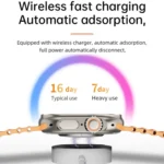 WS-E9 Ultra 2.2 inch IP67 Waterproof Ocean Silicone Band Smart Watch, Support Heart Rate / NFC - Image 15