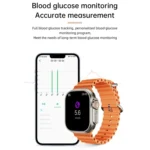 WS-E9 Ultra 2.2 inch IP67 Waterproof Ocean Silicone Band Smart Watch, Support Heart Rate / NFC - Image 5