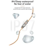WS-E9 Ultra 2.2 inch IP67 Waterproof Ocean Silicone Band Smart Watch, Support Heart Rate / NFC - Image 7