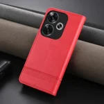 AZNS Magnetic Calf Texture Flip Leather Phone Case, For Xiaomi Redmi Turbo 3, For Xiaomi Redmi Note 13 Pro 4G, For Xiaomi Redmi Note 13 4G - Image 3