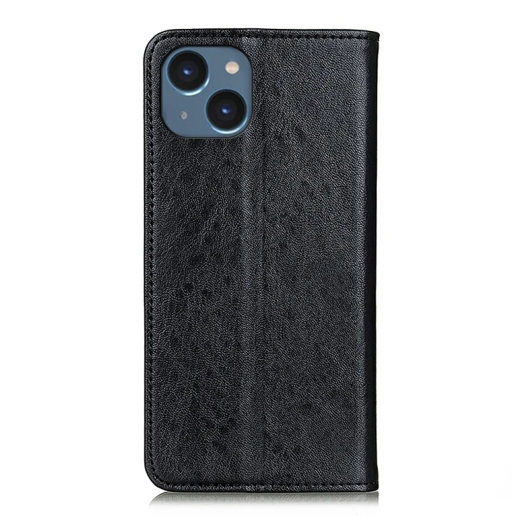 EDA004834004A_2.webp Magnetic Crazy Horse Texture Horizontal Flip Leather Phone Case, For iPhone 15 - Image 3
