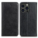 Magnetic Crazy Horse Texture Horizontal Flip Leather Phone Case, For iPhone 16 Pro Max, For iPhone 16 Pro, For iPhone 15 Pro Max, For iPhone 15 Pro, For iPhone 15 Plus