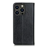 Magnetic Crazy Horse Texture Horizontal Flip Leather Phone Case, For iPhone 16 Pro Max, For iPhone 16 Pro, For iPhone 15 Pro Max, For iPhone 15 Pro, For iPhone 15 Plus - Image 4