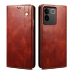 Oil Wax Crazy Horse Texture Leather Phone Case, For vivo S17e, For vivo Y78 5G