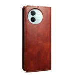Oil Wax Crazy Horse Texture Leather Phone Case, For vivo V30E 5G Global, For vivo T3 / Y200E / Y100 IND, For vivo Y03 4G, For vivo iQOO Neo9 Pro / Neo9, For vivo S18 Pro - Image 3