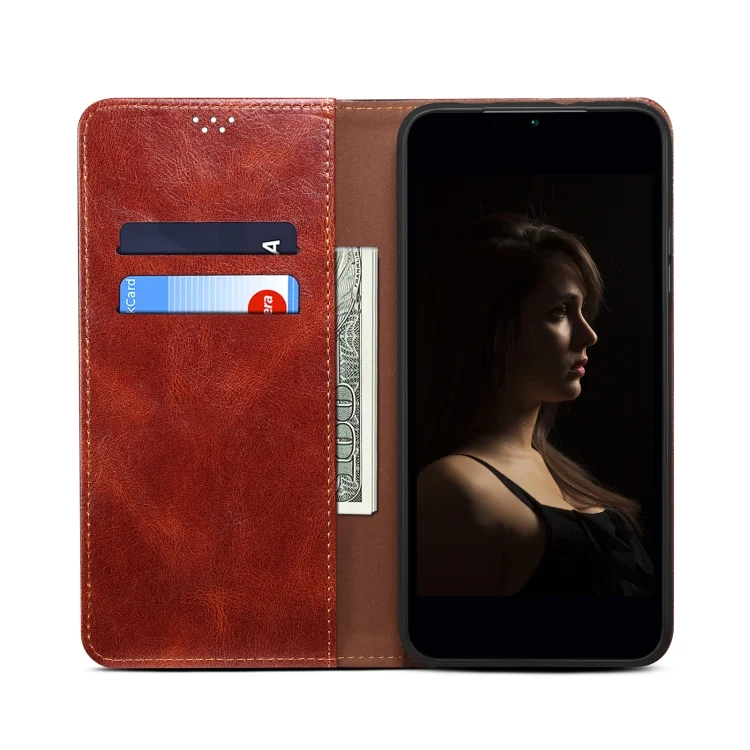 EDA004835021A_3.webp Oil Wax Crazy Horse Texture Leather Phone Case, For vivo Y19s 4G, For vivo X200, For vivo X200 Pro mini, For vivo X200 Pro, For vivo V40 Lite 4G IDN / 5G IDN - Image 4