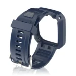 Carbon Fiber Texture Integrated Silicone Watch Band - Image 2