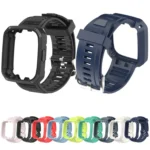 Carbon Fiber Texture Integrated Silicone Watch Band - Image 4