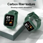 Carbon Fiber Texture Integrated Silicone Watch Band - Image 5
