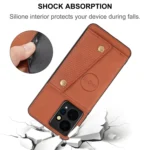 Double Buckle Card Slots Magnetic Phone Case, For Xiaomi Redmi Note 12 4G Global, For Xiaomi Redmi Note 12 Turbo/Poco F5, For Xiaomi Redmi Note 12S 4G, For Xiaomi Redmi K40S / Poco F4 - Image 5