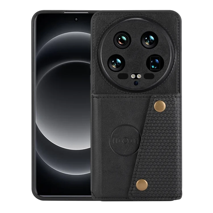 Double Buckle Card Slots Magnetic Phone Case, For Xiaomi 14 Ultra, For Xiaomi Redmi 13C 4G / Poco C65, For Xiaomi 13T / Redmi K60 Ultra, For Xiaomi Redmi Note 12R /Redmi 12 5G