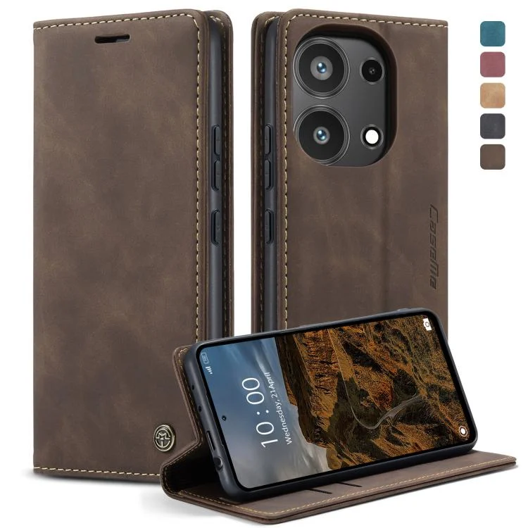 CaseMe 013 Multifunctional Horizontal Flip Leather Phone Case, For Xiaomi Redmi Note 13 Pro 4G, For Xiaomi Redmi Note 13 4G, For Xiaomi Redmi 13C 4G Global / 13C 5G, For Xiaomi Poco X6 Pro