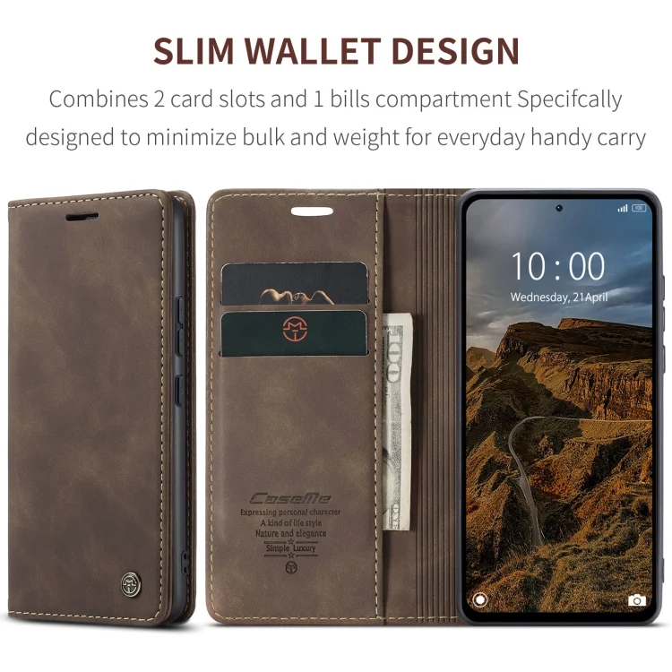 EDA004863509A_1.webp CaseMe 013 Multifunctional Horizontal Flip Leather Phone Case, For Xiaomi Redmi Note 13 Pro 4G, For Xiaomi Redmi Note 13 4G, For Xiaomi Redmi 13C 4G Global / 13C 5G, For Xiaomi Poco X6 Pro - Image 2