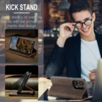 CaseMe 013 Multifunctional Horizontal Flip Leather Phone Case, For Xiaomi Redmi Note 13 Pro 4G, For Xiaomi Redmi Note 13 4G, For Xiaomi Redmi 13C 4G Global / 13C 5G, For Xiaomi Poco X6 Pro - Image 3