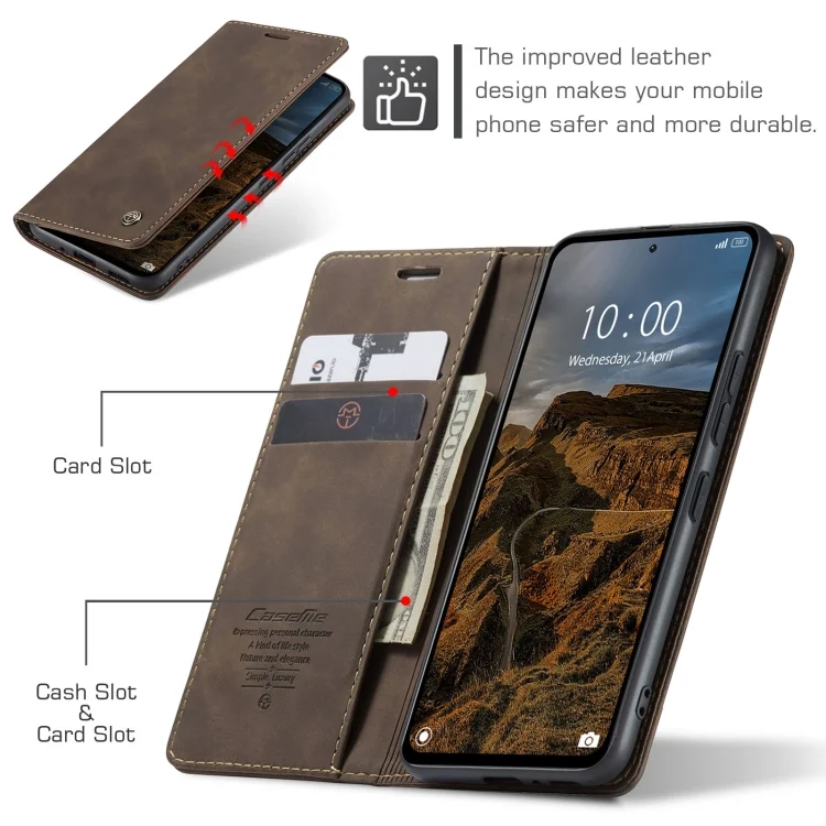 EDA004863509A_5.webp CaseMe 013 Multifunctional Horizontal Flip Leather Phone Case, For Xiaomi Redmi Note 13 Pro 4G, For Xiaomi Redmi Note 13 4G, For Xiaomi Redmi 13C 4G Global / 13C 5G, For Xiaomi Poco X6 Pro - Image 6