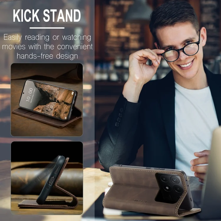 EDA004863513A_2.webp CaseMe 013 Multifunctional Horizontal Flip Leather Phone Case, For Xiaomi Redmi K70E 5G, For Xiaomi 14 Pro, For Xiaomi 14, For Xiaomi Redmi Note 13 5G - Image 3