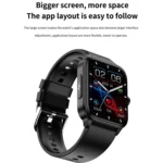 ET540 1.91 inch IP67 Waterproof Silicone Band Smart Watch, Support ECG / Non-invasive Blood Glucose Measurement - Image 2