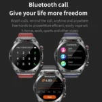 ET450 1.39 inch IP67 Waterproof Silicone Band Smart Watch, Support ECG / Non-invasive Blood Glucose Measurement - Image 3