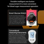 ET450 1.39 inch IP67 Waterproof Silicone Band Smart Watch, Support ECG / Non-invasive Blood Glucose Measurement - Image 5