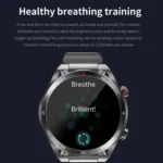 ET450 1.39 inch IP67 Waterproof Silicone Band Smart Watch, Support ECG / Non-invasive Blood Glucose Measurement - Image 7