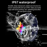 ET450 1.39 inch IP67 Waterproof Silicone Band Smart Watch, Support ECG / Non-invasive Blood Glucose Measurement - Image 9
