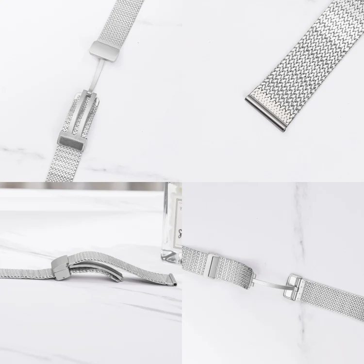 EDA0048906_B3.webp Magnetic Buckle Herringbone Mesh Metal Watch Band for Samsung Galaxy Watch - Image 4