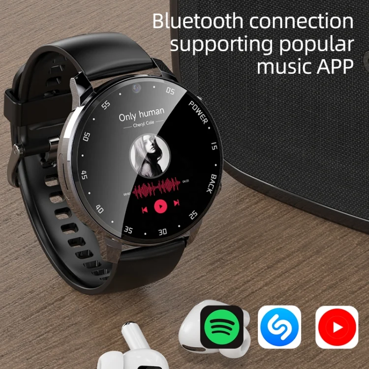 EDA004914101A_5.webp A3 1.43 inch IP67 Waterproof 4G Android 8.1 Smart Watch Support Face Recognition / GPS - Image 6