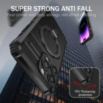 MagSafe Magnetic Holder Phone Case, For iPhone 14 Pro, For iPhone 14 Pro Max, For iPhone 13 Pro Max - Image 4