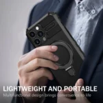 MagSafe Magnetic Holder Phone Case, For iPhone 13 Pro, For iPhone 13, For iPhone 12 - Image 6