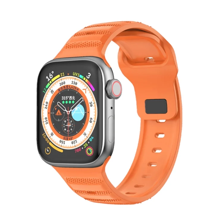 Dot Texture Fluororubber Watch Band, For Apple Watch 3 42mm, For Apple Watch 2 42mm, For Apple Watch 2 38mm