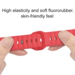 Dot Texture Fluororubber Watch Band, For Apple Watch 42mm, For Apple Watch 38mm - Image 4